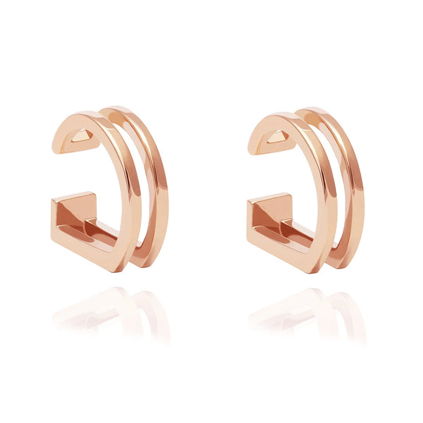 FE0205 925 Sterling Silver Simple Wishbone Earring Cuff