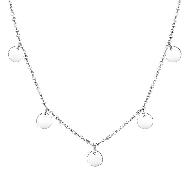 YX1597 925 Sterling Silver Fashion Tennis Silver Necklace