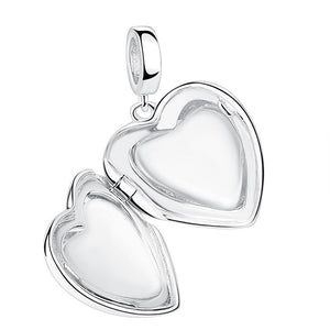 XPDZ1020 925 Sterling Silver Treasure the Love In Heart Pendant