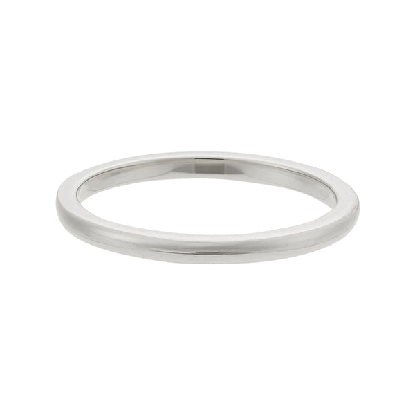 FJ0257 925 Sterling Silver Thin Band Ring