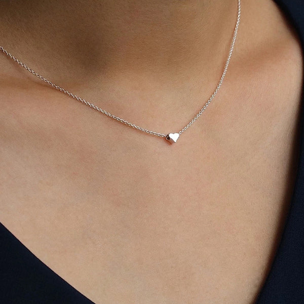 FX0023 925 Sterling Silver Heart Necklace