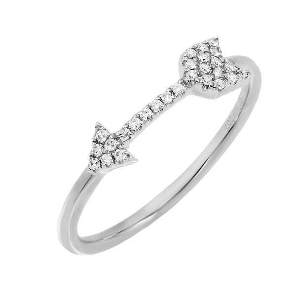 FJ0156 925 Sterling Silver Arrow Ring