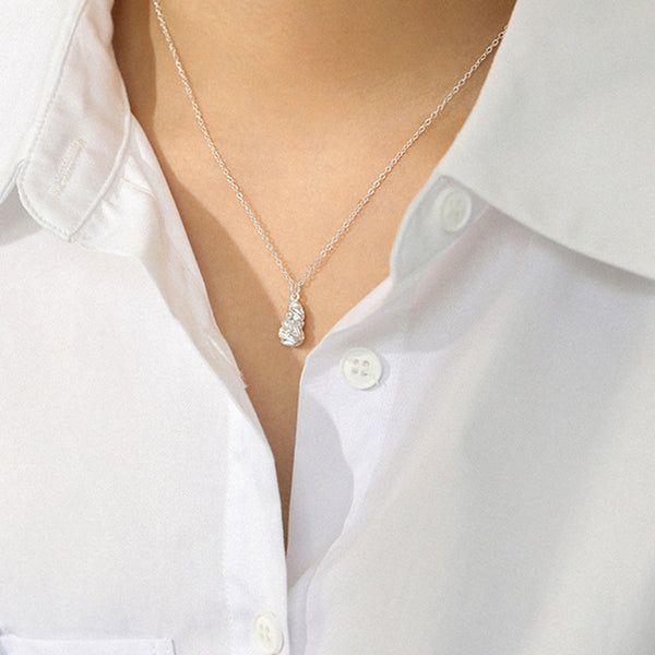 RHX1039 Irregular Geometry Pendant Necklace