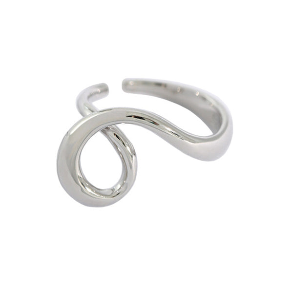 RHJ1110 925 Sterling Slver Distortion Open Ring