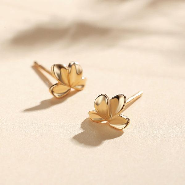 FE1195 925 Sterling Silver Jasmine Stud Earrings