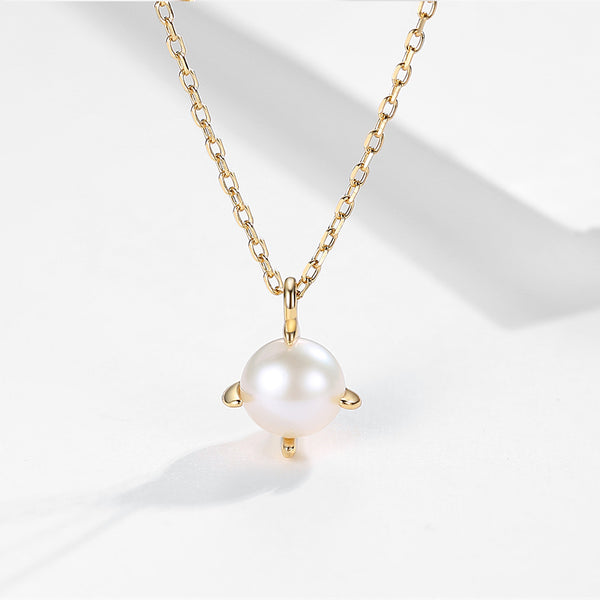FX0266 925 Sterling Silver Pearl Necklace
