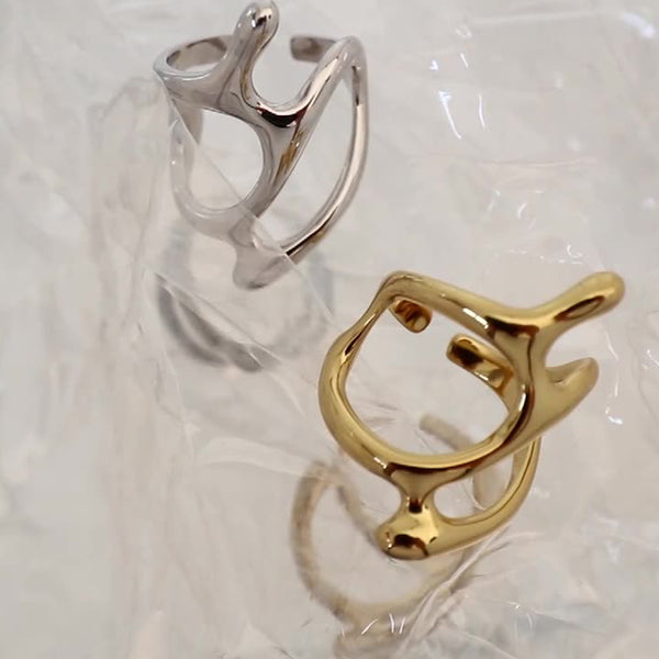 RHJ1093 925 Sterling Silver Hollow Women Ring