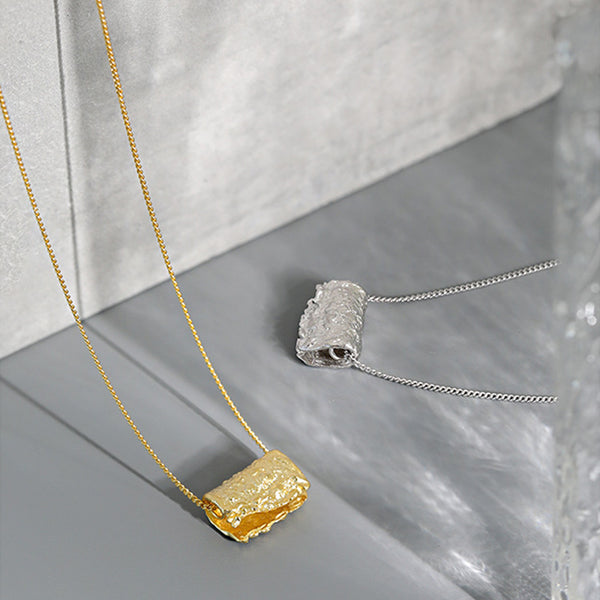 RHX1033 Irregular Geometry Block Necklace