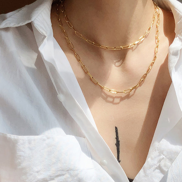 FX0383 925 Sterling Silver Figaro Chain Necklace