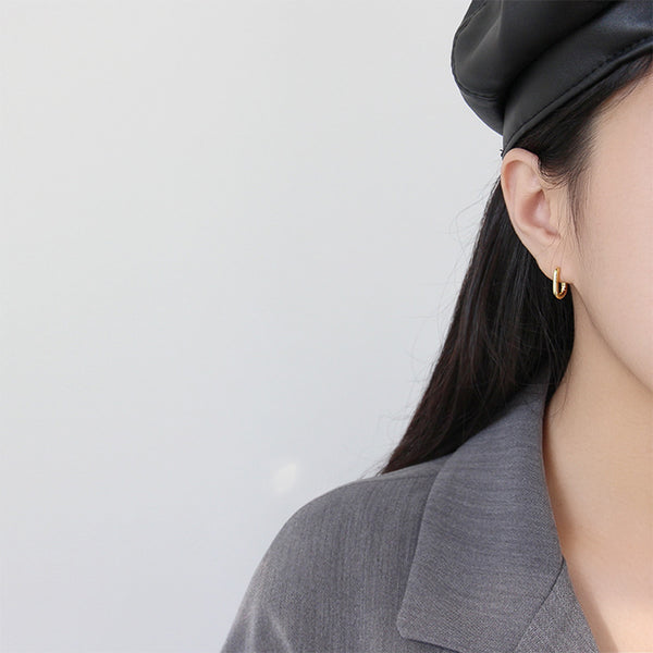 RHE1025 Geometry Oval Hoops