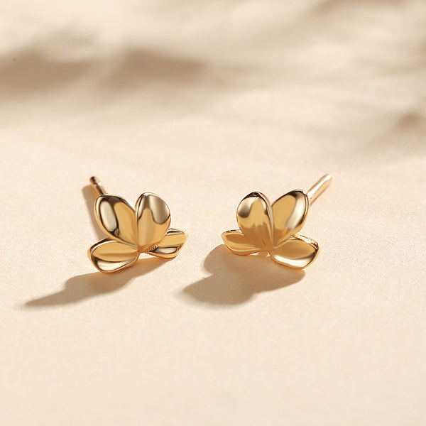 FE1195 925 Sterling Silver Jasmine Stud Earrings