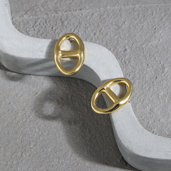 RHE1073 925 Sterling silver Dainty Women Stud Earring