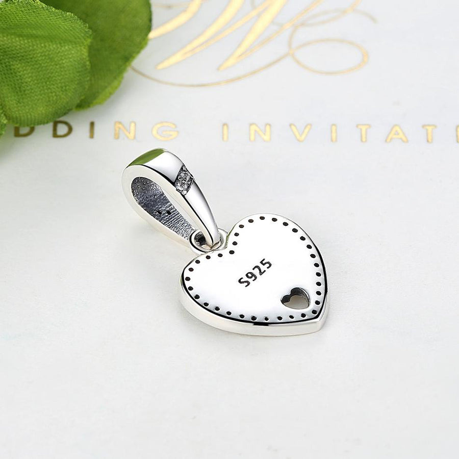 PY1464 925 Sterling Silver Friend Of My Heart Pendant Charm