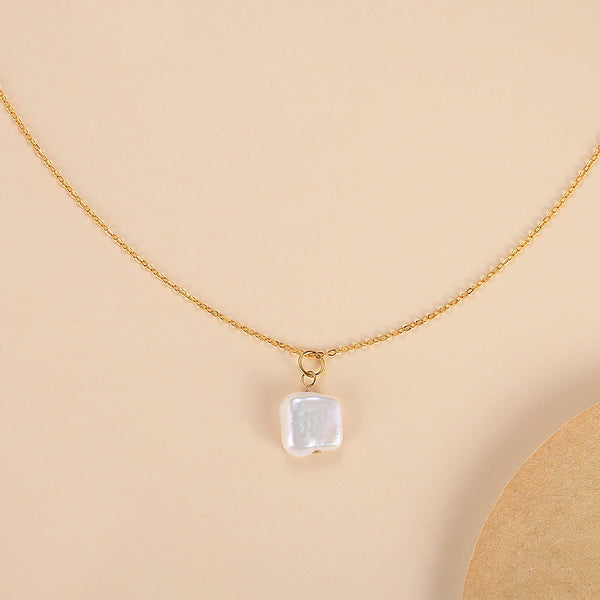 FX0690 925 Sterling Silver Freshwater Pearl Necklace