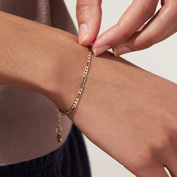 FS0196 925 Sterling Silver Chain Bracelet