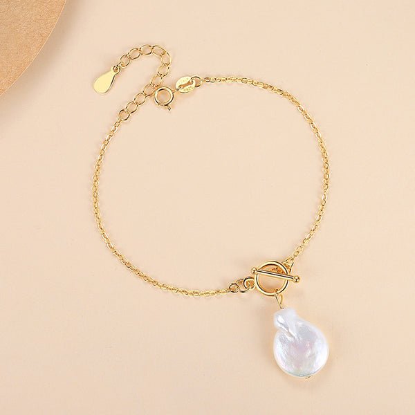 FS0232 925 Sterling Silver Freshwater Peral Bracelets