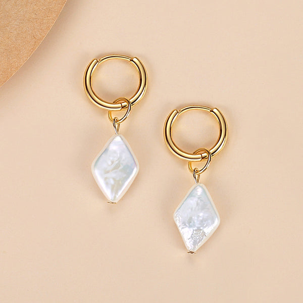 FE1699 925 Sterling Silver Freshwater Pearl Earring