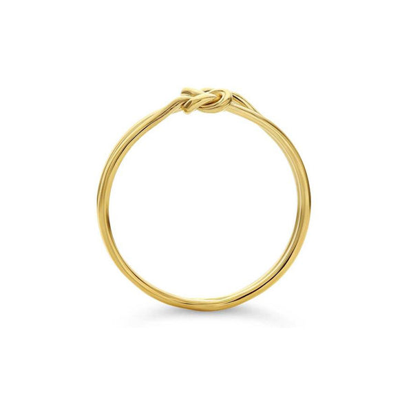 FJ0298 925 Sterling Silver Knot Ring