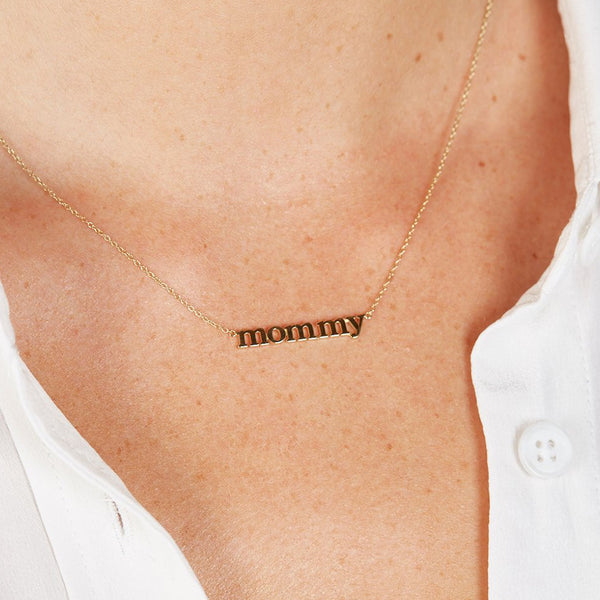 FX0488 925 Sterling Silver Mommy Necklace