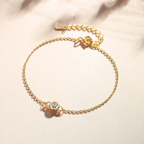 FS0100 S925 Solo Diamond Bracelet