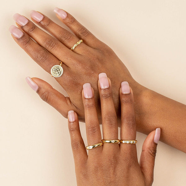 FJ0586 925 Sterling Silver Rope Twist Shinning Zirconia Ring