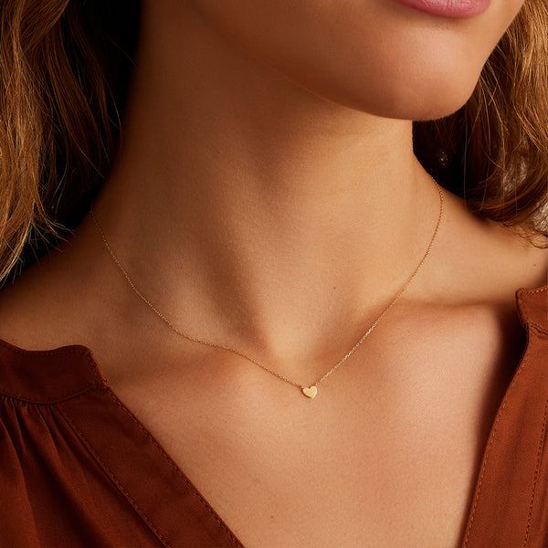 FX0919 925 Sterling Silver Trendy Heart Pendant Necklaces