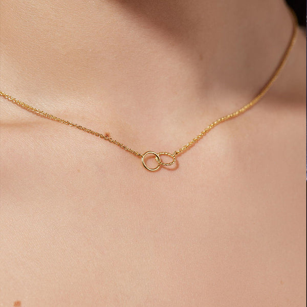 FX0533 925 Sterling Silver Connection Necklace