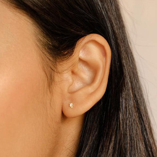 FE1392 925 Sterling Silver Light Stud Earrings