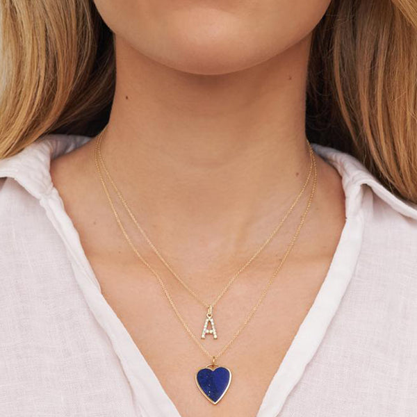 FX0648 925 Sterling Silver Initial Letter J Necklace