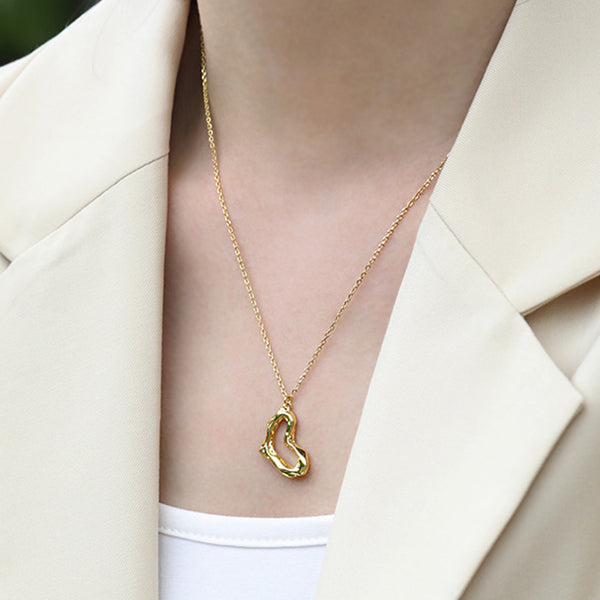 RHX1040 Irregular Heart Pendant Neclace For Women