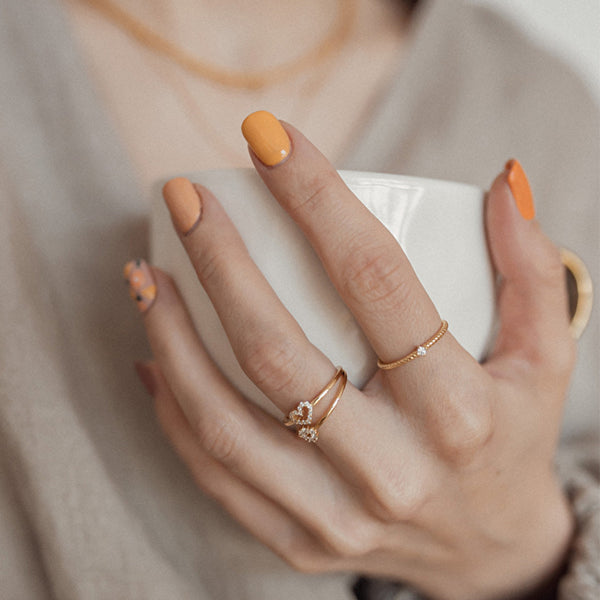 FJ0704 925 Sterling Silver CZ Twist Ring