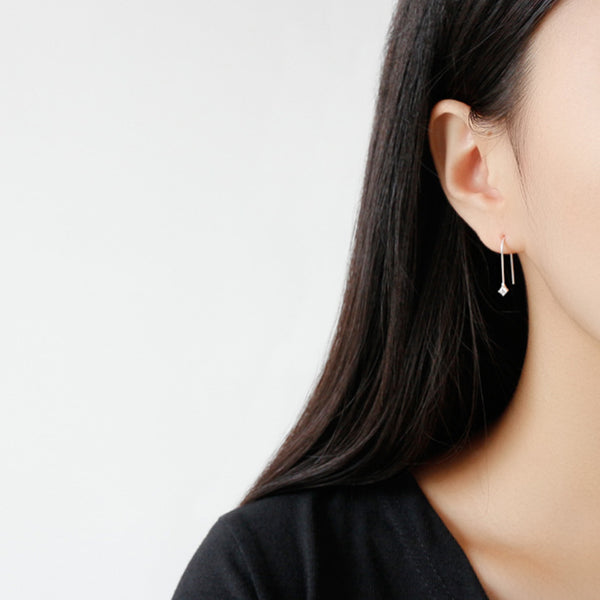 RHE1031 Zirconia Thread Earring