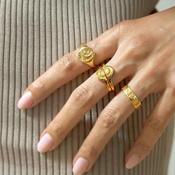 FJ0467 925 Sterling Silver Trendy Cubic Zircon Sunrise Ring