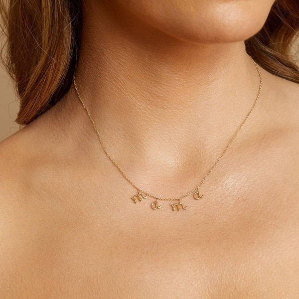 FX0484 925 Sterling Silver Mama Necklace