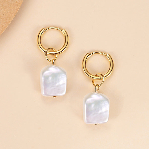 FE1697 925 Sterling Silver Freshwater Pearl Earring