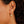 FE1990 925 Sterling Silver Dainty Heart Drop Hoop Earrings