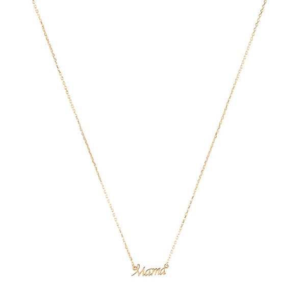 FX0497 925 Sterling Silver Mama Necklace