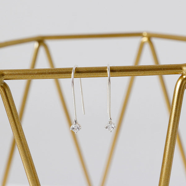 RHE1031 Zirconia Thread Earring