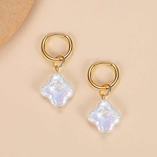 FE1701 925 Sterling Silver Freshwater Pearl Earring