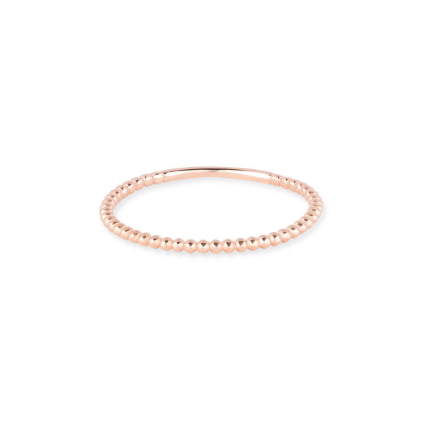 FJ0241 925 Sterling Silver Beaded Ring