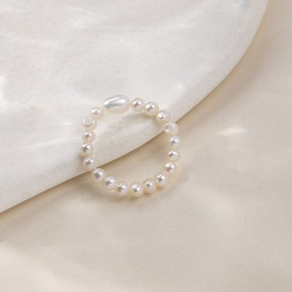 FJ0802 FJ0806 FJ0807 Handmade Freshwater Pearl Ring