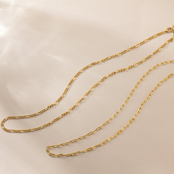 FX0072 925 Sterling Silver Medium Chain Necklace