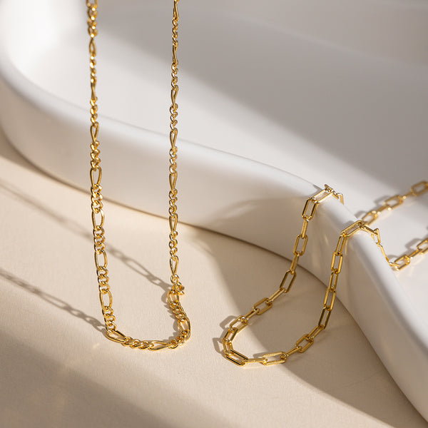 FX0072 925 Sterling Silver Medium Chain Necklace