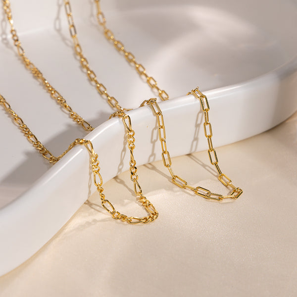 FX0072 925 Sterling Silver Medium Chain Necklace