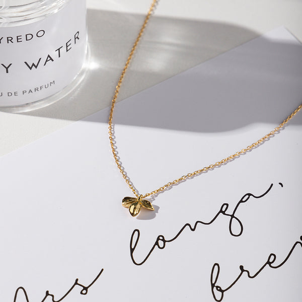 FX0433 925 Sterling Silver Jasmine Pendant Necklace