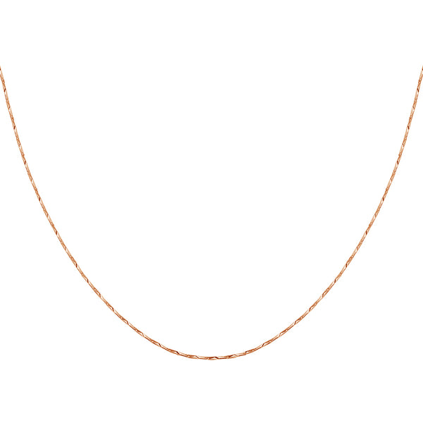 FX0866 925 Sterling Silver Inspired Chain Necklace For Women