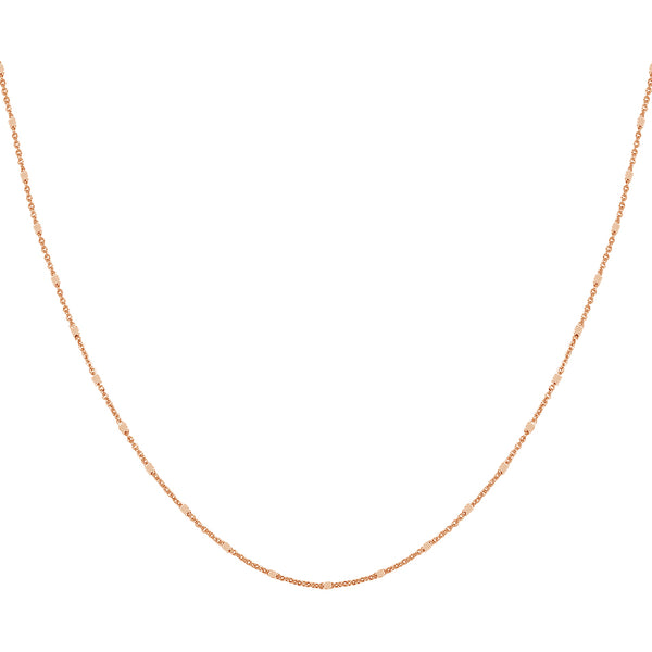 FX0867 925 Sterling Silver Minimalist Women Chain Necklace