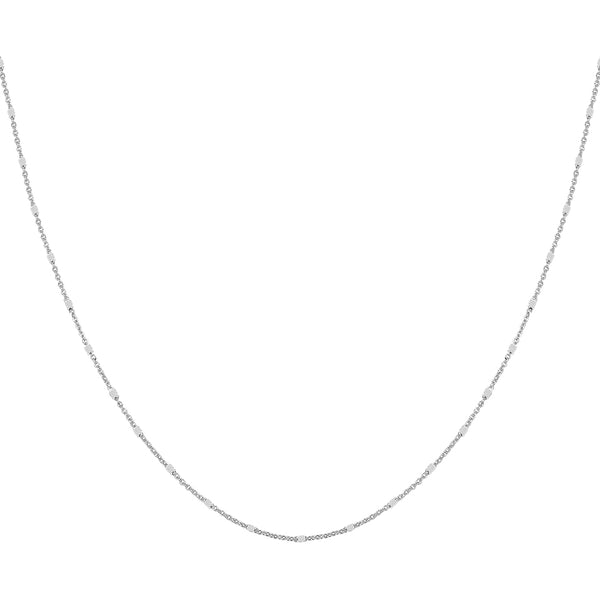 FX0867 925 Sterling Silver Minimalist Women Chain Necklace