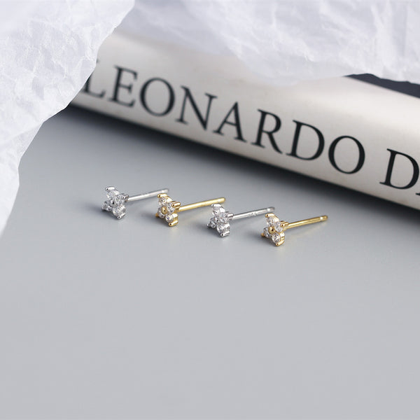 YHE0297 Minimalist Rainbow Stud Earring