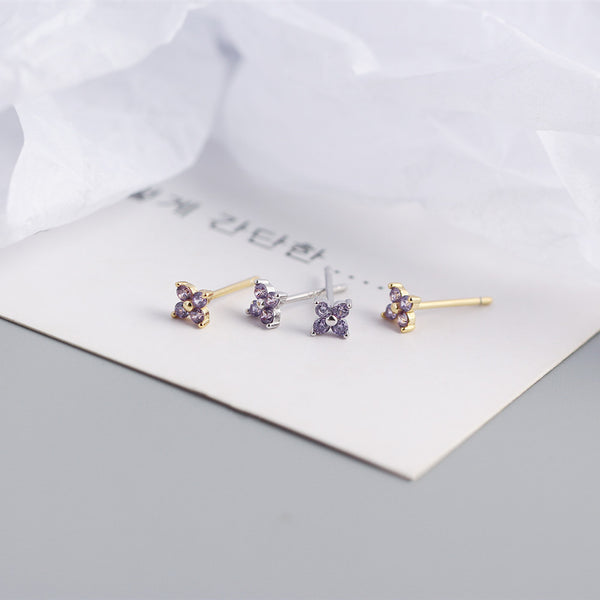 YHE0297 Minimalist Rainbow Stud Earring